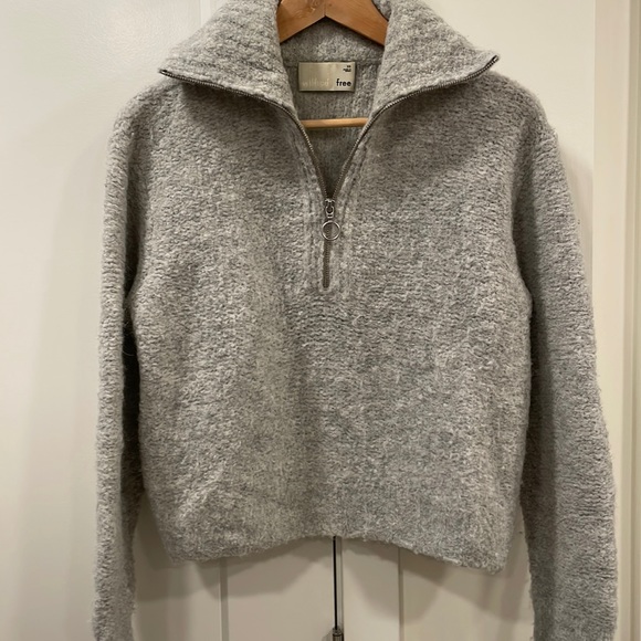 Aritzia Wilfred Free Gwyneth Sweater Quarter Zip - Picture 1 of 4